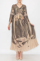 Origami Apparel ~  Lace and Crochet inspired - OLS-4658 TP/RODEO