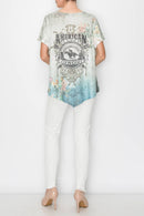 Origami Apparel ~  Lace and Crochet inspired - OLS-4553 IV-A COWGIRL