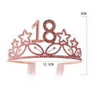 Ole - Birthday Star Rhinestone Crown Headband L3959