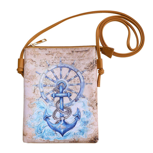 Shine Mark Accessories - Colour Print Cellphone Bag - Anchor
