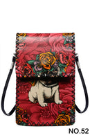 Ole - Floral Pug Printed Crossbody HB0580 - NO.52RR