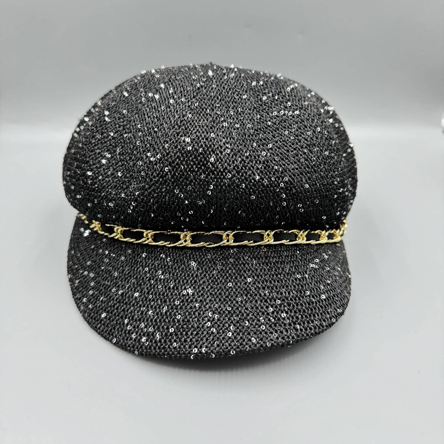 Ole - Sequin Chain Beret Cap