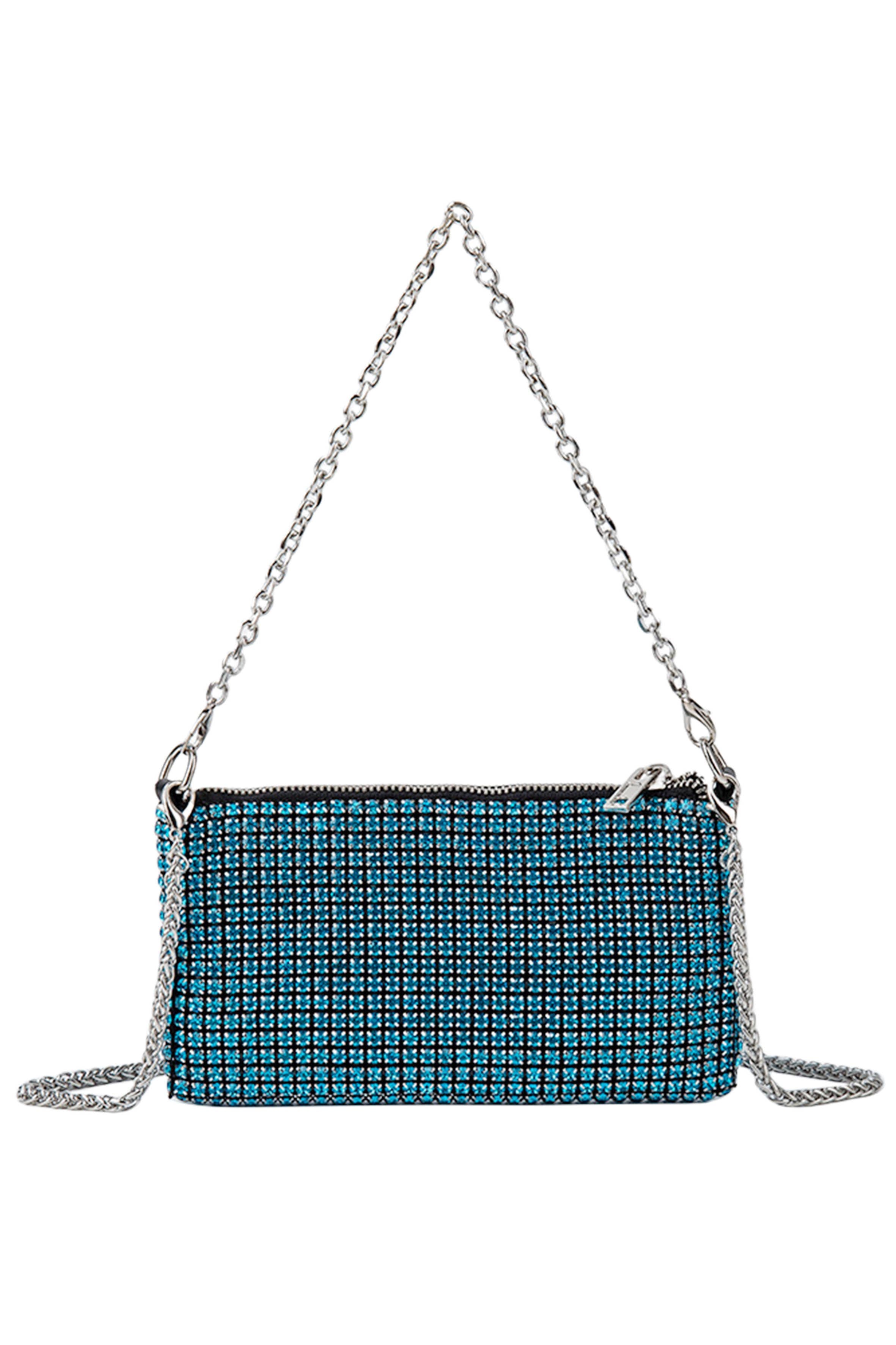 Ole - Rectangle Rhinestone Crossbody Bag