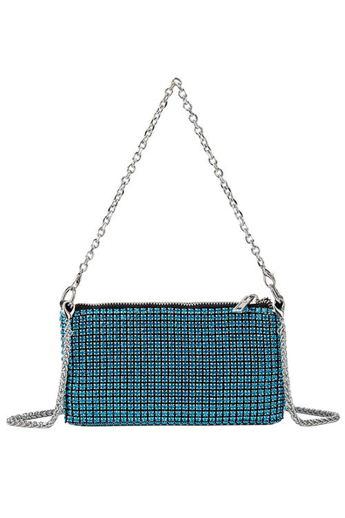 Ole - Rectangle Rhinestone Crossbody Bag
