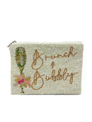 Ole - Double Double Brunch & Bubbly Beaded Coin Purse