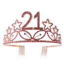 Ole - Birthday Star Rhinestone Crown Headband L3959