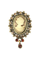 Ole - Baroque Portrait Brooch PA3504