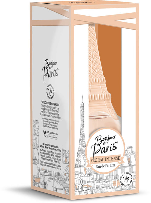 Bonjour de Paris - Distributed by Scents of Europe - Eau de Parfum - Intense Floral - 3.3 oz (100ml)