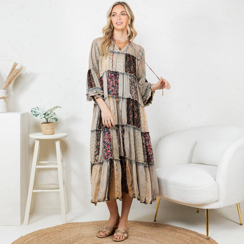 Young Threads - Timeless Long Jhabla Dress - Elegant & Chic (New Color)