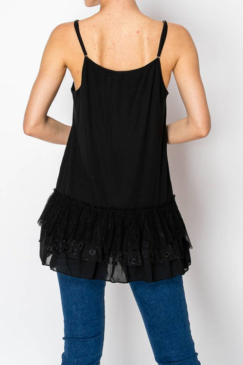 Origami Apparel ~  Lace and Crochet inspired - 501-T14 BK