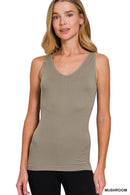 42POPS - ",,..2 Way V-neck/Scoop neck Seamless Tank