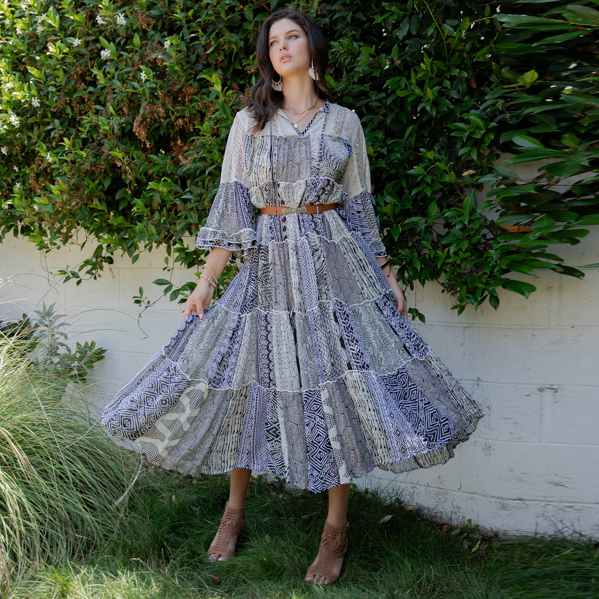 Young Threads - Timeless Long Jhabla Dress - Elegant & Chic (New Color)