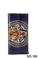 Ole - Tiger Head Printed Wallet HB0582 - NO.186BL