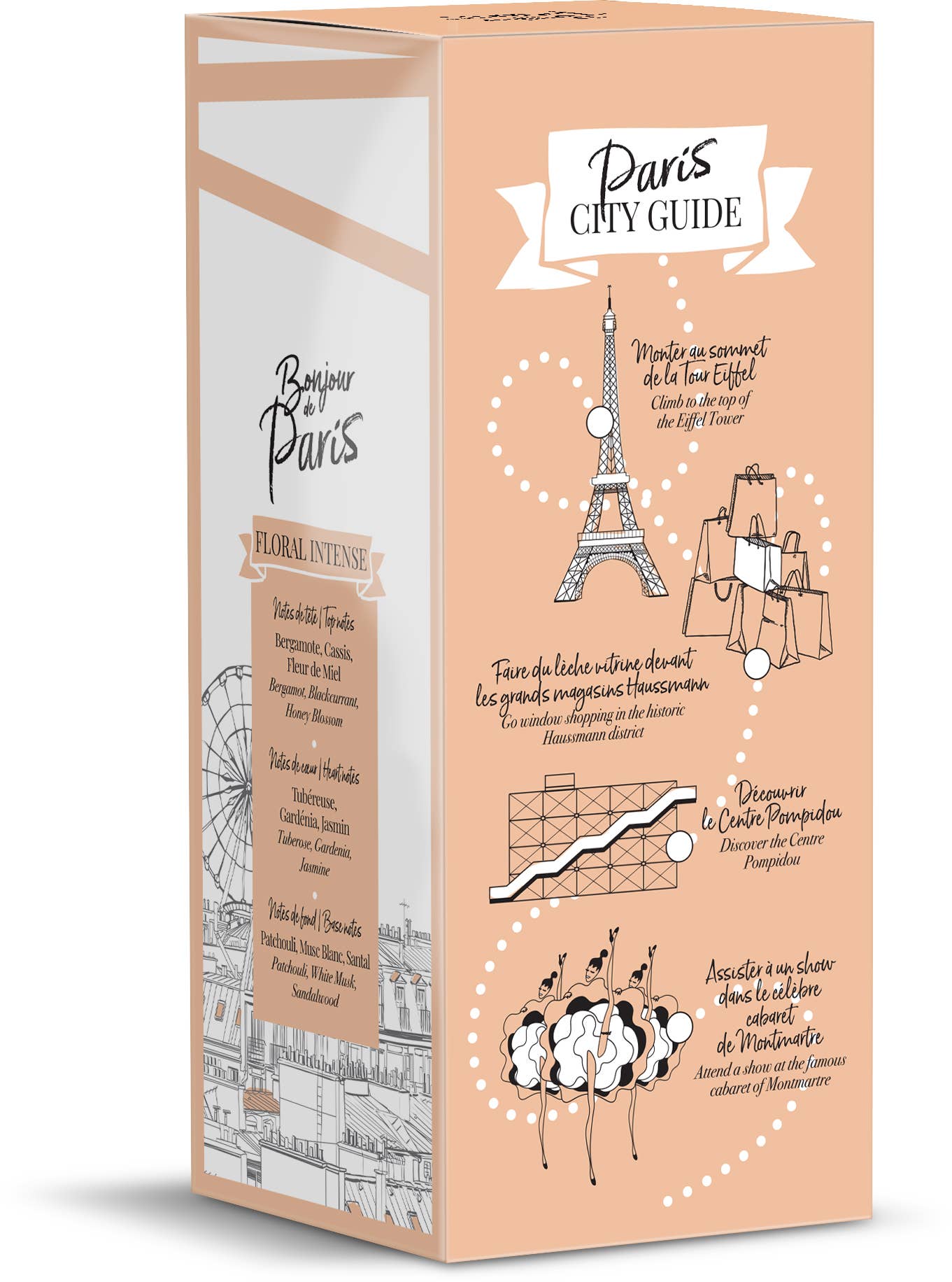 Bonjour de Paris - Distributed by Scents of Europe - Eau de Parfum - Intense Floral - 3.3 oz (100ml)