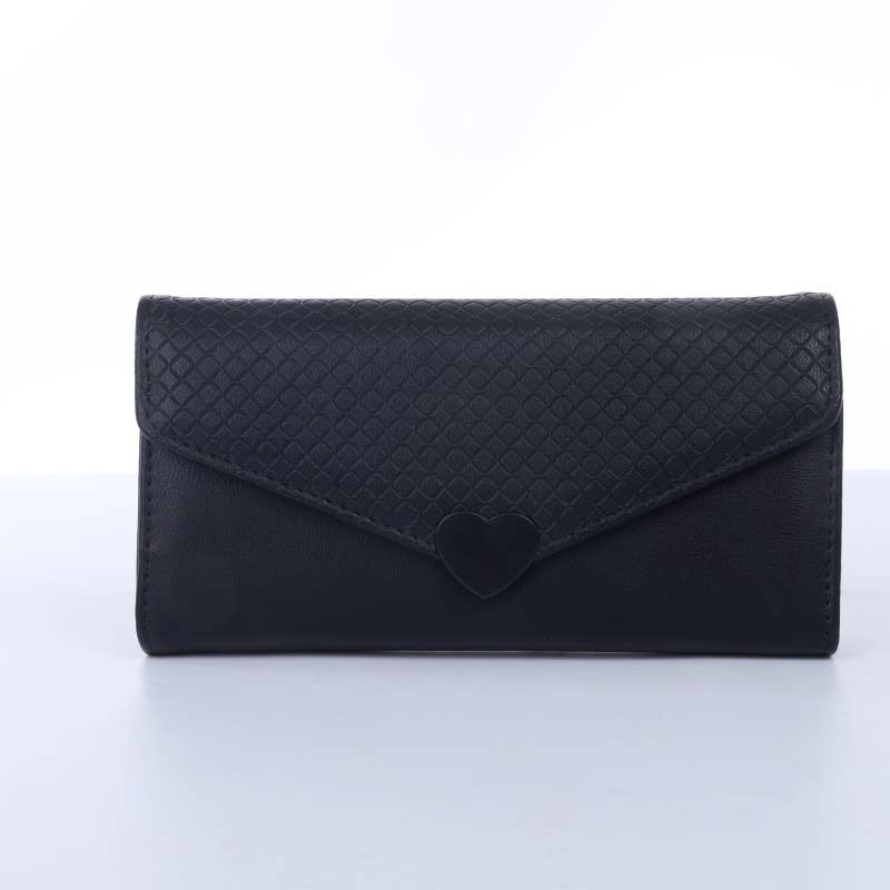 Fashion Style Group - ENVELOPE FAUX LEATHER FASHION WALLET