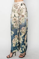 Origami Apparel ~  Lace and Crochet inspired - OLS-4703 BG/DD NAVY FL