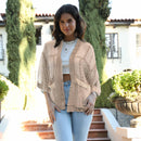 YOUNG THREADS - Western Bohemian Georgette Kimono Shirt