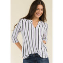 Perseption - FLAT BUTTON FULL PLACKET MANDERINE SHIRT