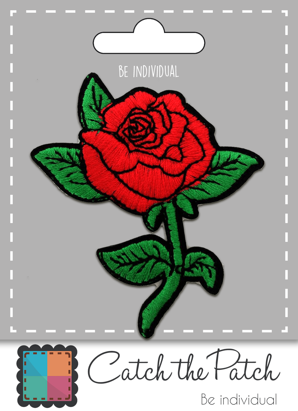 World of Patches - Iron-on patch - rose flower