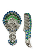 Ole - ZZZ Small Size Peacock Alloy Mirror Set M0412