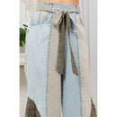 Young Threads - Wild West Lace Rhapsody Denim Lace Flare Pants