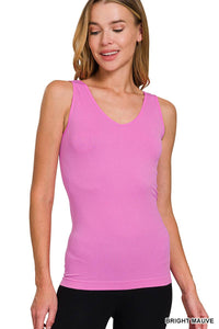 42POPS - ",,,..._ 2 Way V-neck/Scoop neck Seamless Tank