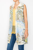 Origami Apparel ~  Lace and Crochet inspired - OLS-4756BG-RENASSIAN