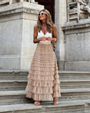 Hope & Sunshine - Mesh Tiered Skirt
