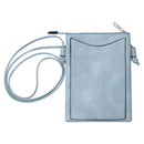 Shine Mark Accessories - Blue-Turtle with PalmTree laser cut crossbody cellphone bag