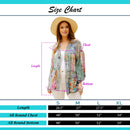 YOUNG THREADS - Western Kimono Top In Overdyed Mix N Match Patches