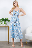 LA Soul - Dancing Cat Cami Maxi Dress