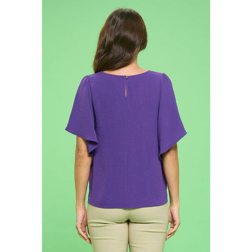 Perseption - AIR FLOW FLUTTER FASHION BLOUSE TOP