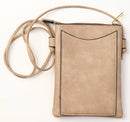 Shine Mark Accessories - Sand - Butterfly Cut Crossbody Bag