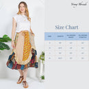 Young Threads - Bohoemian Mid-Length Skirt with Rayon Print (New Color) SK23162