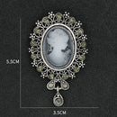 Ole - Baroque Portrait Brooch PA3504