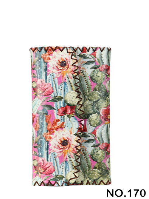 Ole - Floral Cactus Printed Wallet HB0582 - NO.170