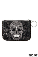 Ole - Skull Printed Coin Purse  HB0665 - NO.97