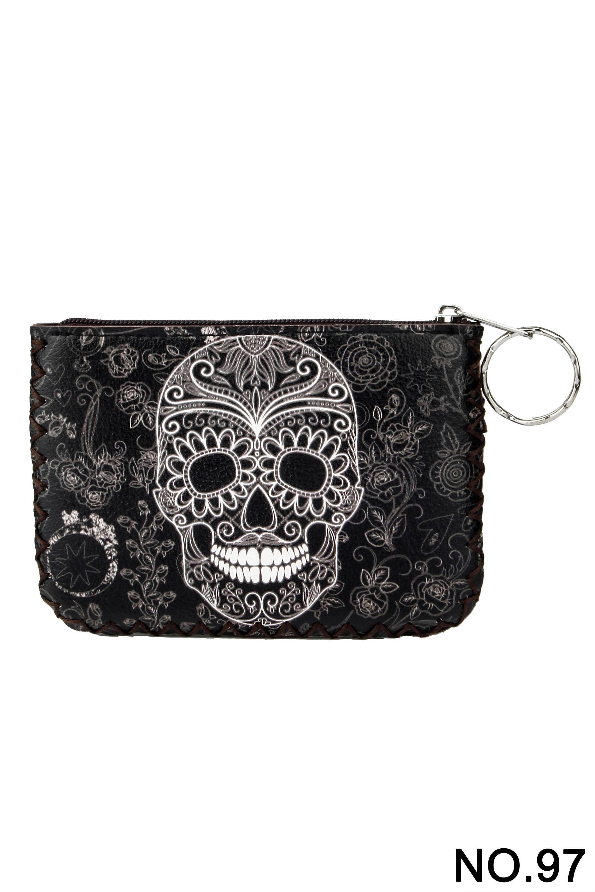Ole - Skull Printed Coin Purse  HB0665 - NO.97