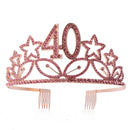 Ole - Birthday Star Rhinestone Crown Headband L3959
