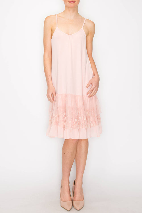 Origami Apparel ~  Lace and Crochet inspired - OLS-4672PINK