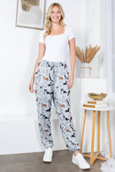 LA Soul - Variety Of  Dog Print Jogger Pant