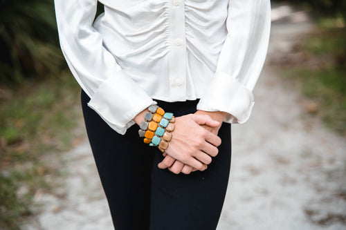 Organic Tagua Jewelry - Erica Bracelet