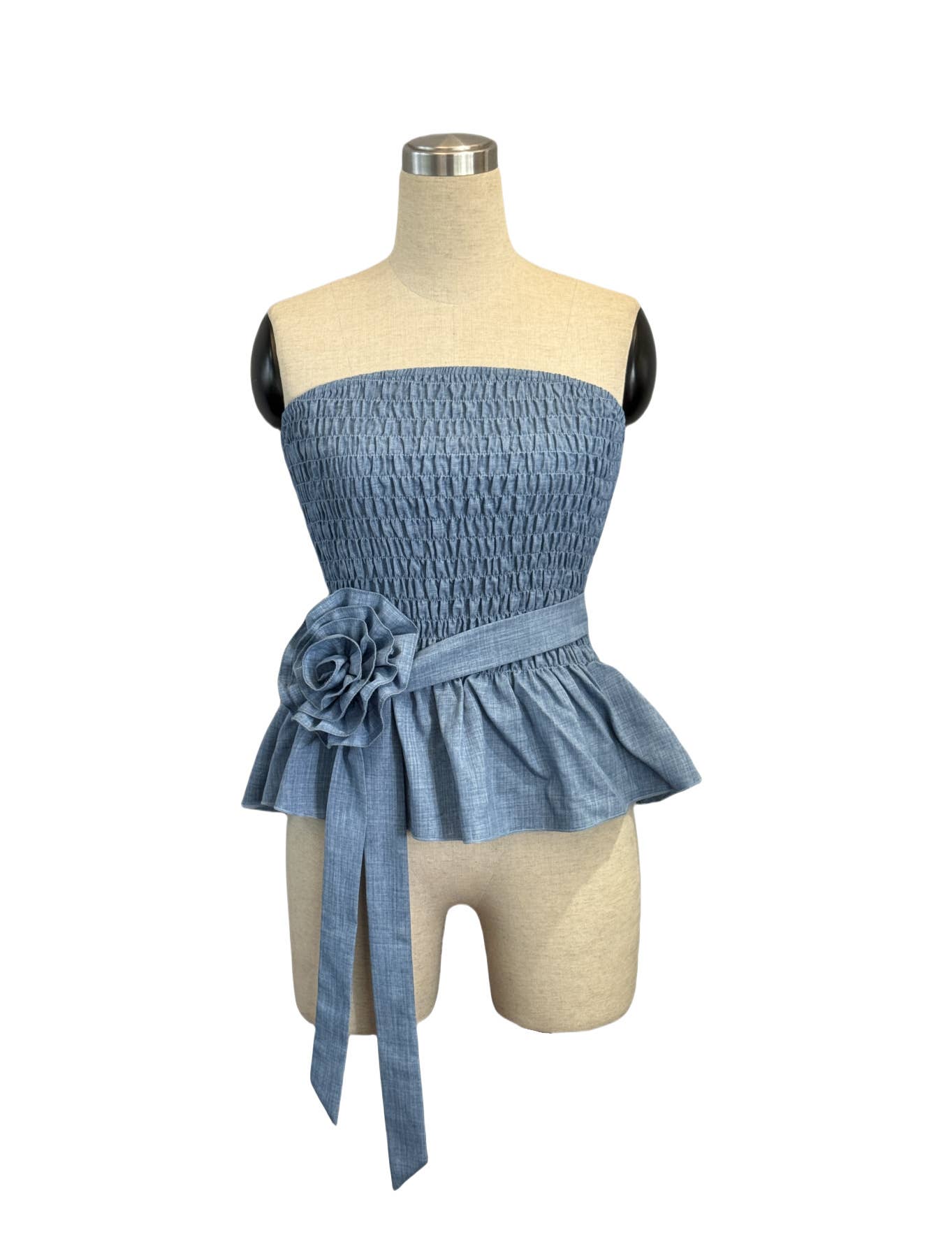 Hope & Sunshine - Solid Color Strapless Tube Top