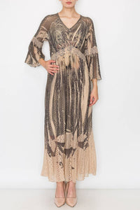 Origami Apparel ~  Lace and Crochet inspired - OLS-4658 TP/RODEO