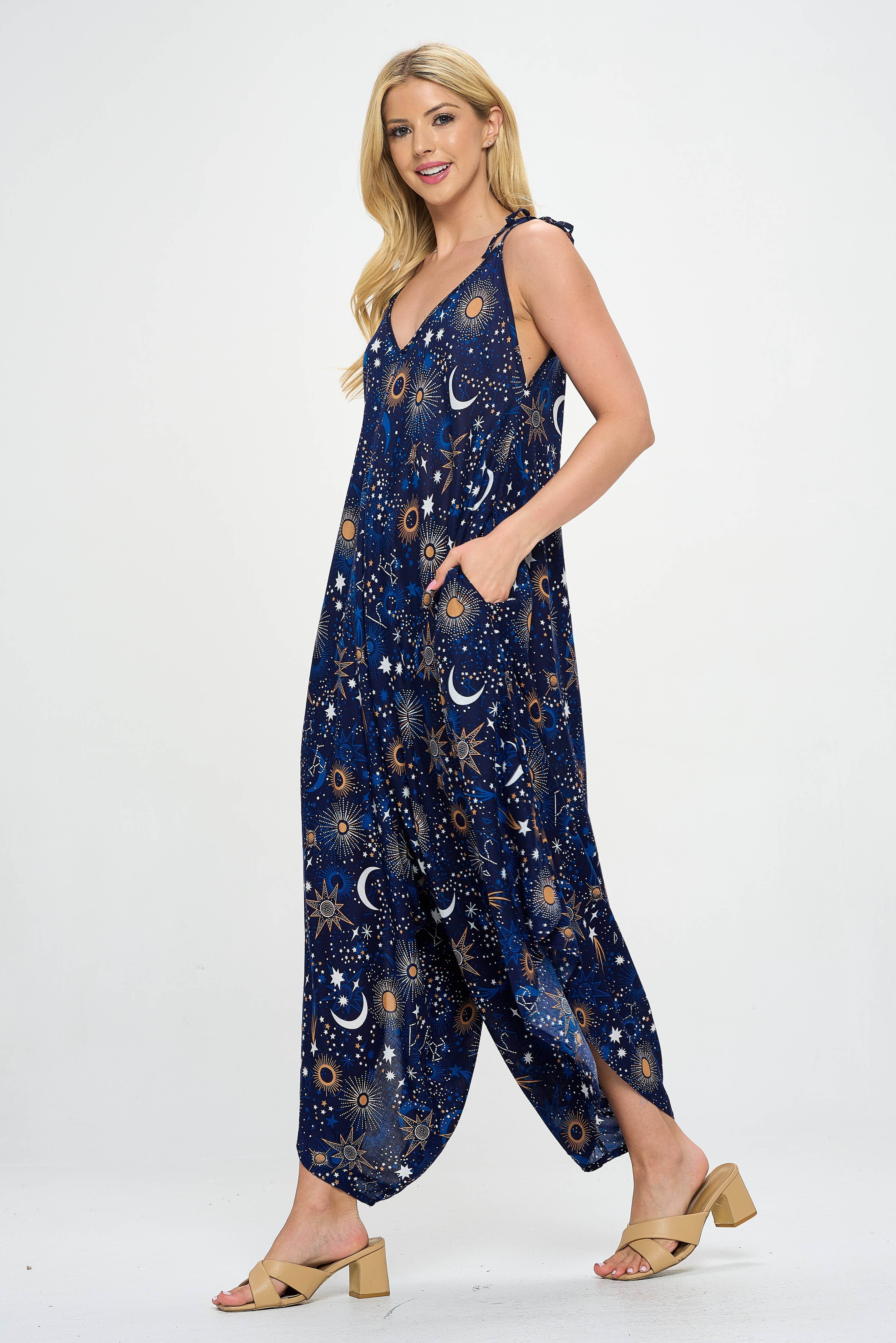 Kathmandu Imports - Galaxy Print Jumpsuit (TH-1770)