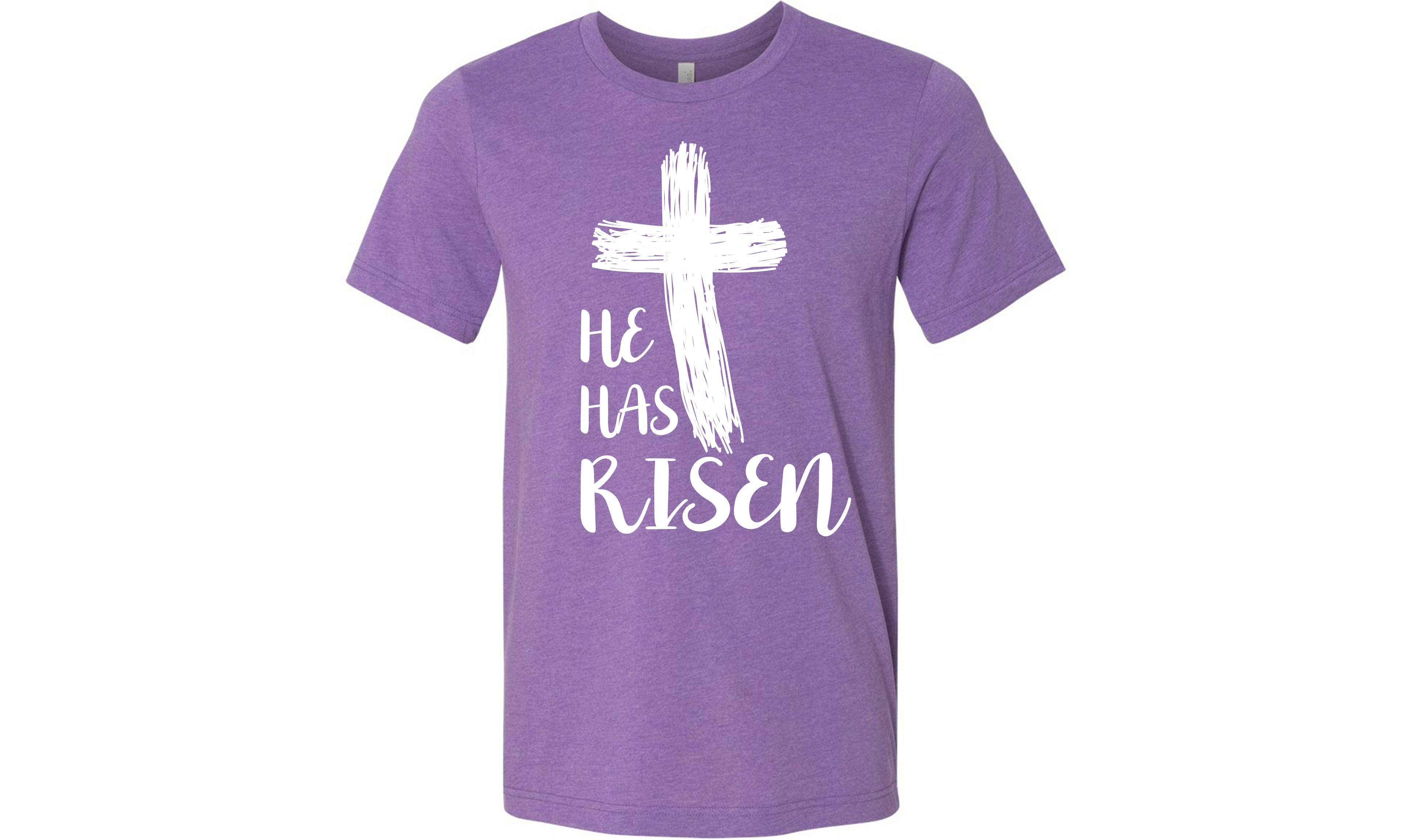 ShopTrendsNow - Unisex Easter Inspired Cross Tri-blend Tees