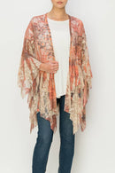 Origami Apparel ~  Lace and Crochet inspired - OLS-4618BG SAVANNAH Cardigan