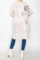 Origami Apparel ~  Lace and Crochet inspired - OLS-4731BG-BK SCALE