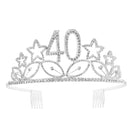 Ole - Birthday Star Rhinestone Crown Headband L3959