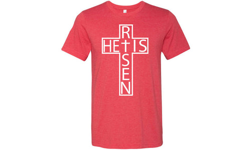ShopTrendsNow - Unisex Easter Inspired Cross Tri-blend Tees